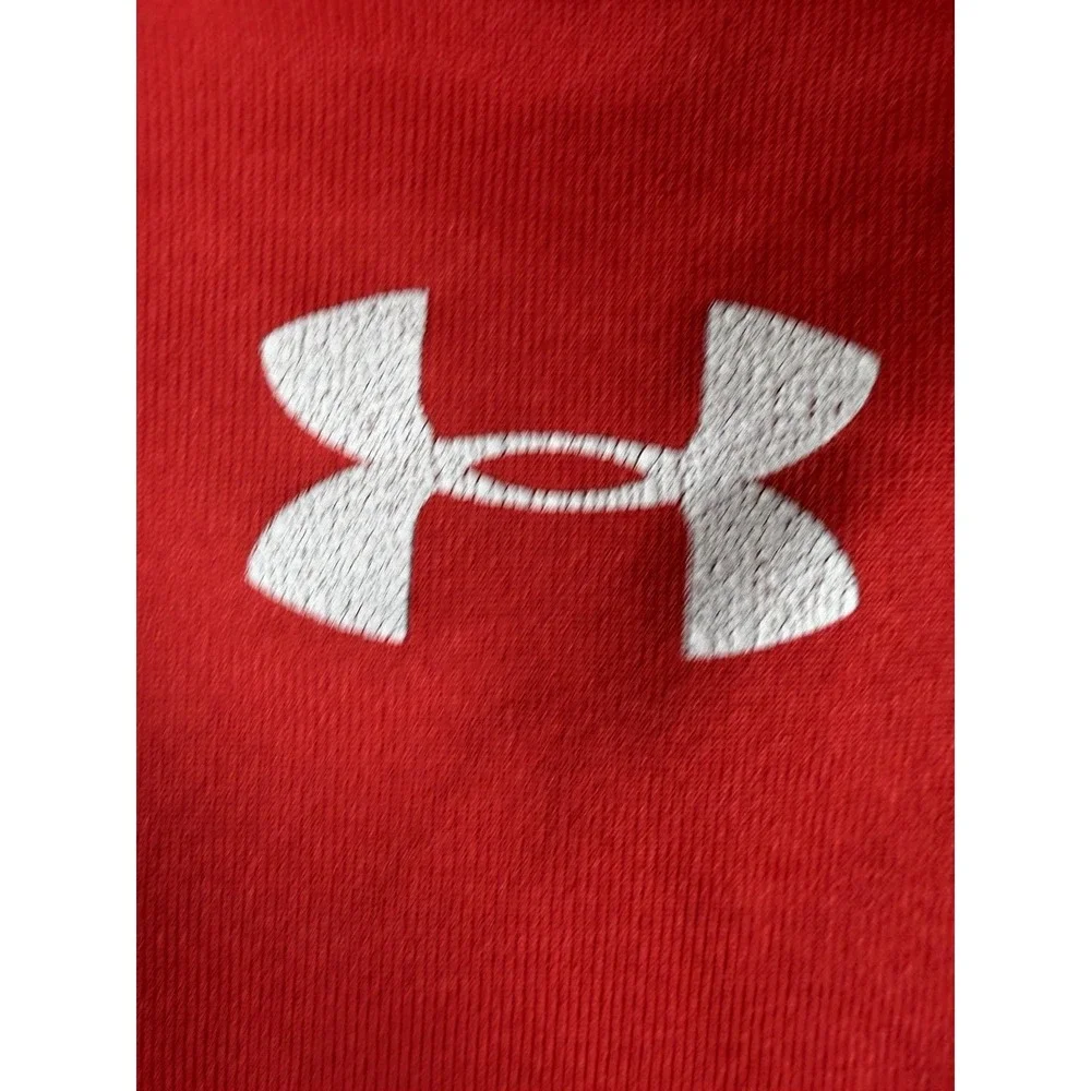 Under Armour T-Shirt Men's XL Red Army 11 Football Breathable Casual‎ Workout **